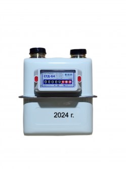 Счетчик газа СГД-G4ТК с термокорректором (вход газа левый, 110мм, резьба 1 1/4") г. Орёл 2024 год выпуска Белово